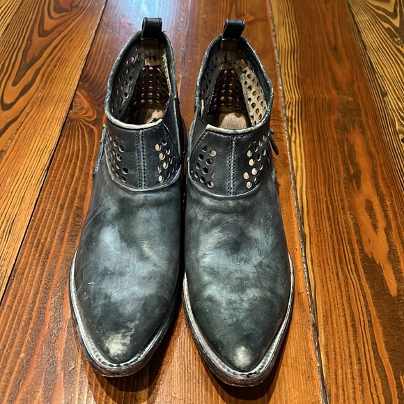 Corral distressed booties.  Only worn a couple times.  Great condition. - Picture 2 of 6